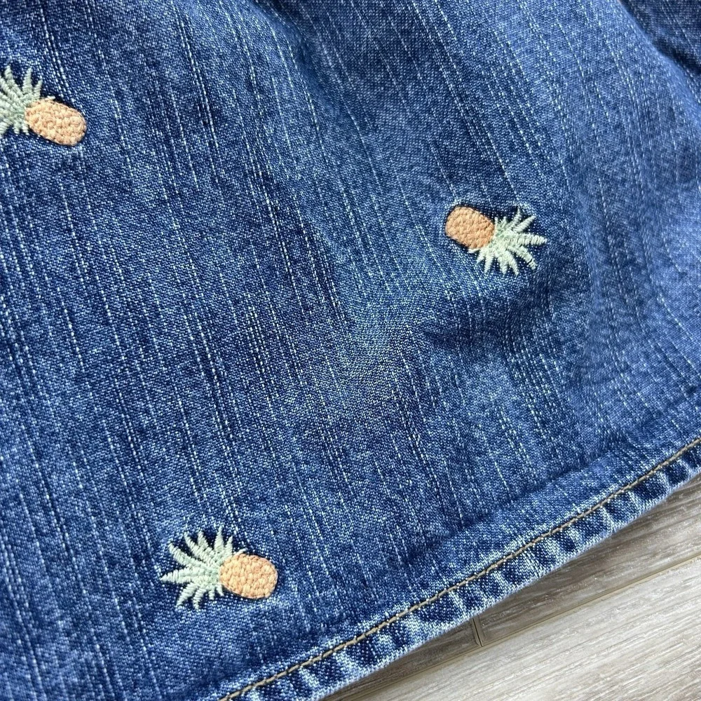 Gymboree pineapple skirt zip